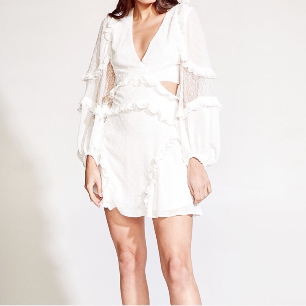 Bardot Ziggy Long Sleeve Minidress